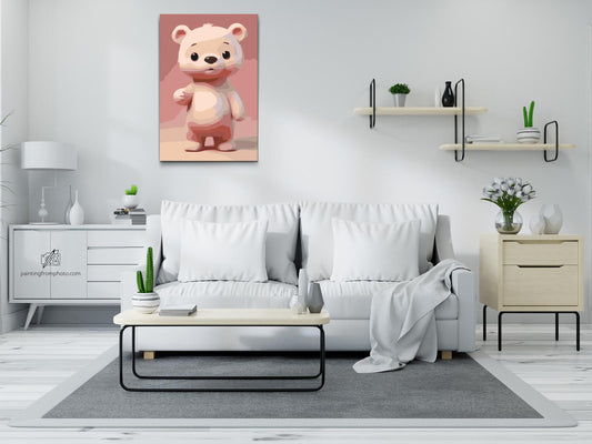 Paint by number - Bamse for børn