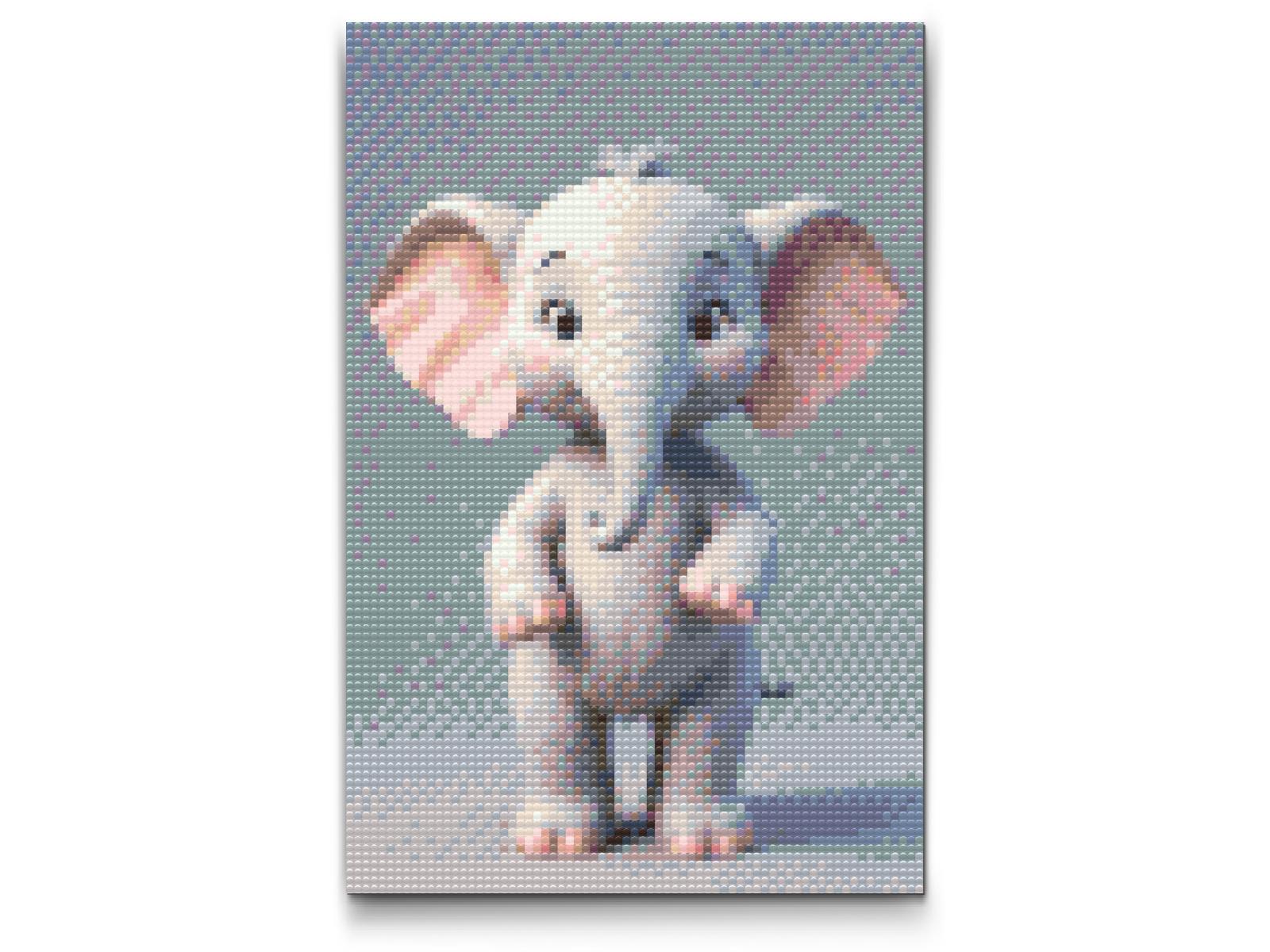 Diamond Paint - Elefant til børn
