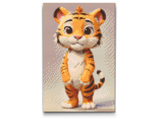 Diamond Paint - Tiger til børn