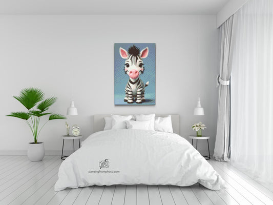 Diamond Paint - Zebra for børn