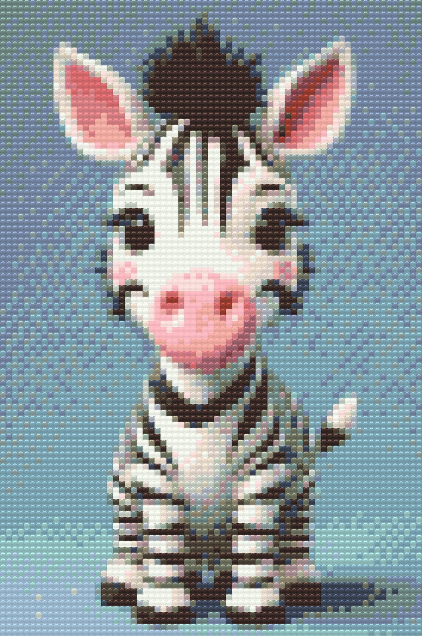Diamond Paint - Zebra for børn