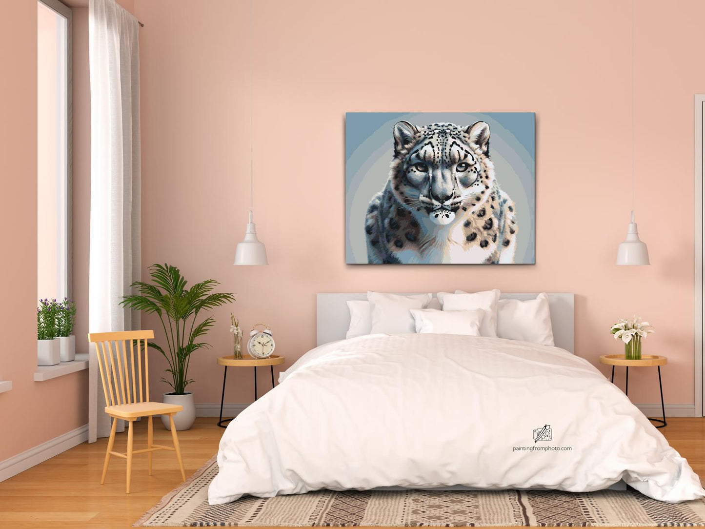 Paint by number - Leopard