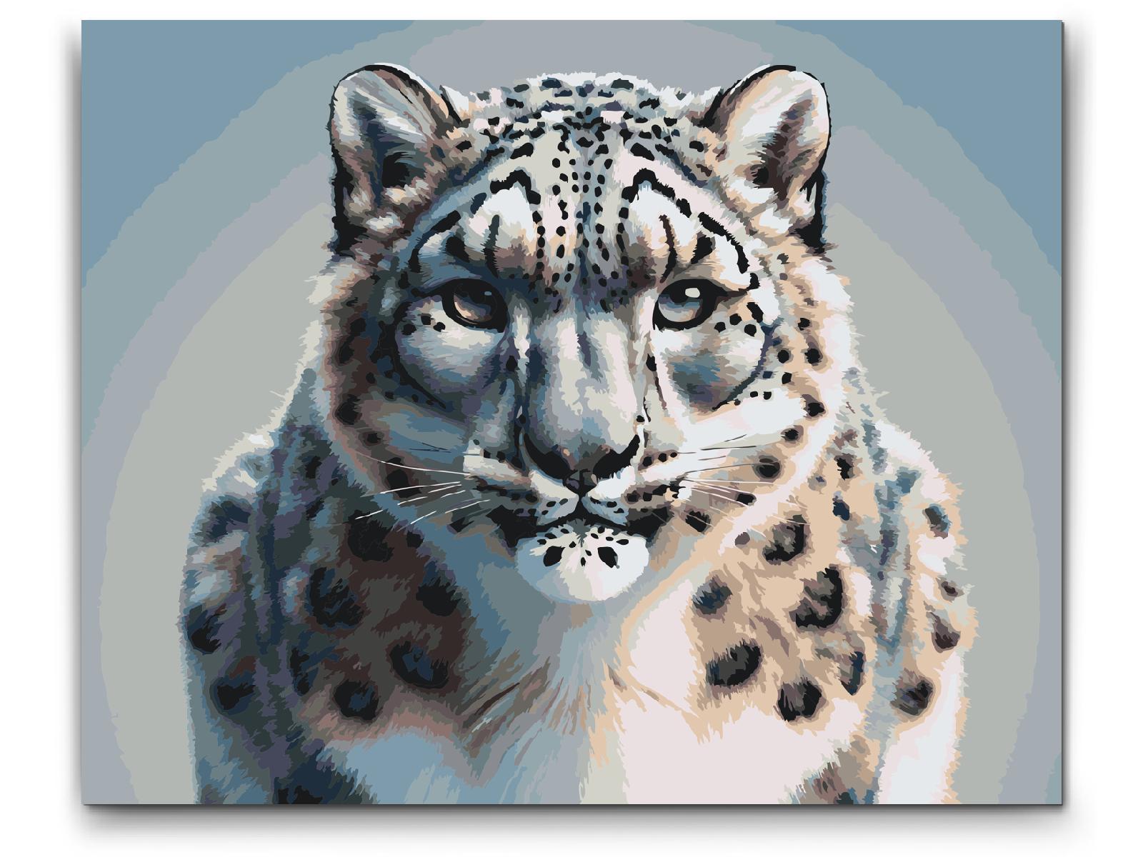 Paint by number - Leopard