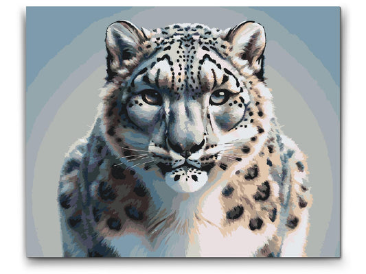 Paint by number - Leopard