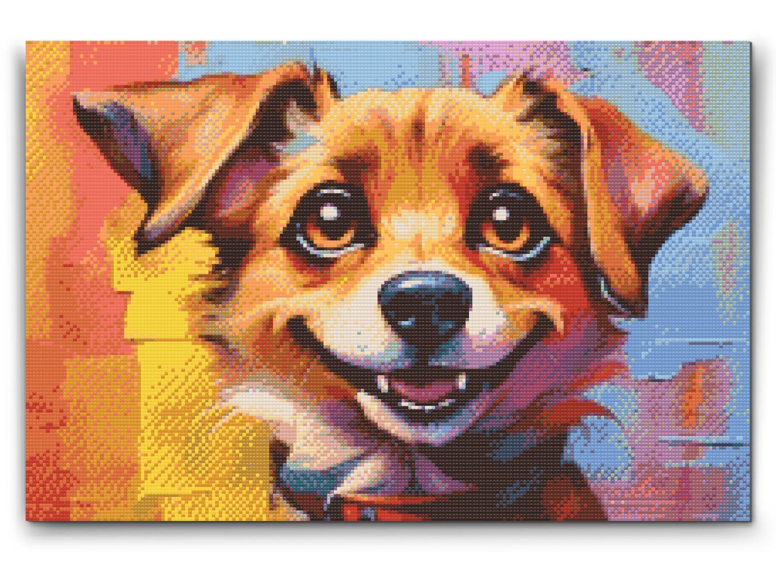 Diamond Paint - Glade hund