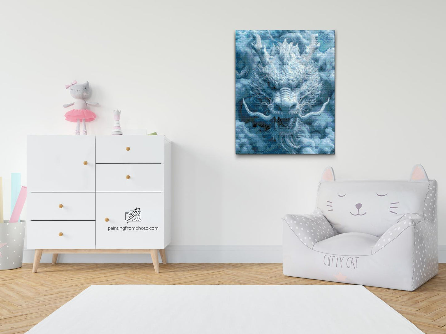 Diamond Paint - Kinesisk drage