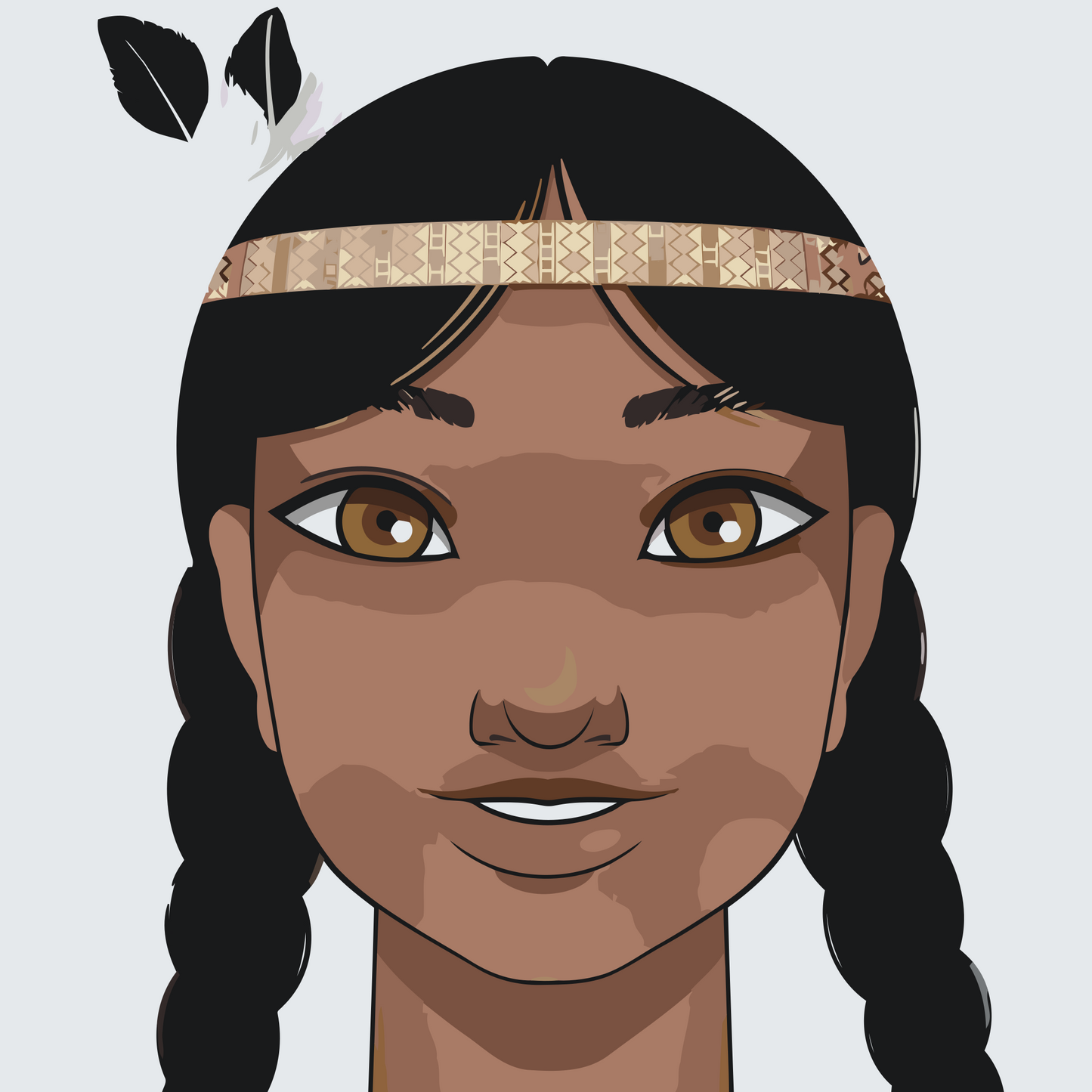 Paint by number - Lille Indianer