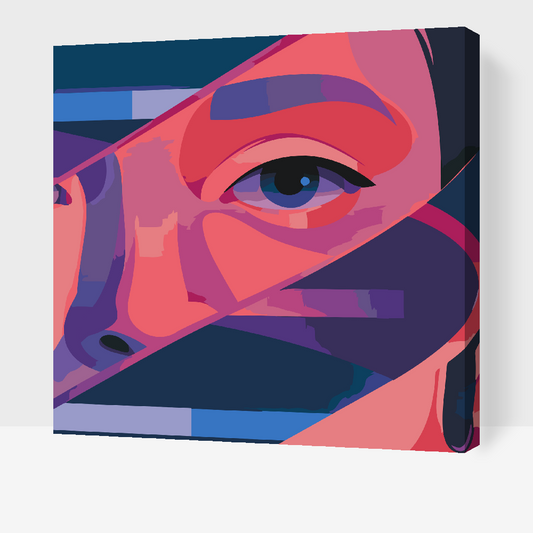 Paint by number - Mysterious Face 2