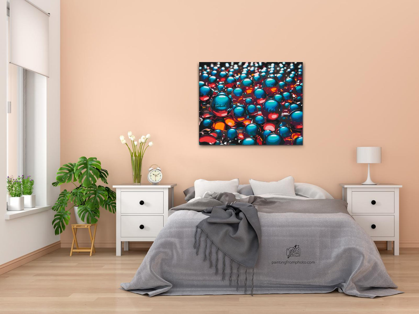 Paint by number - Glaskugler