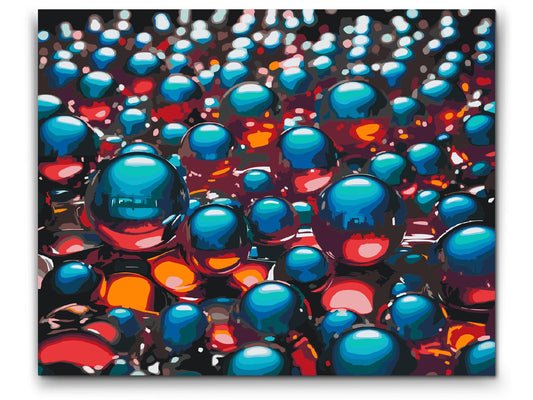 Paint by number - Glaskugler