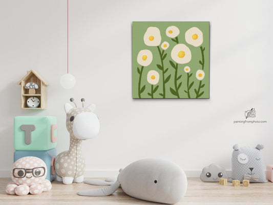 Diamond Paint - Blomsterornament