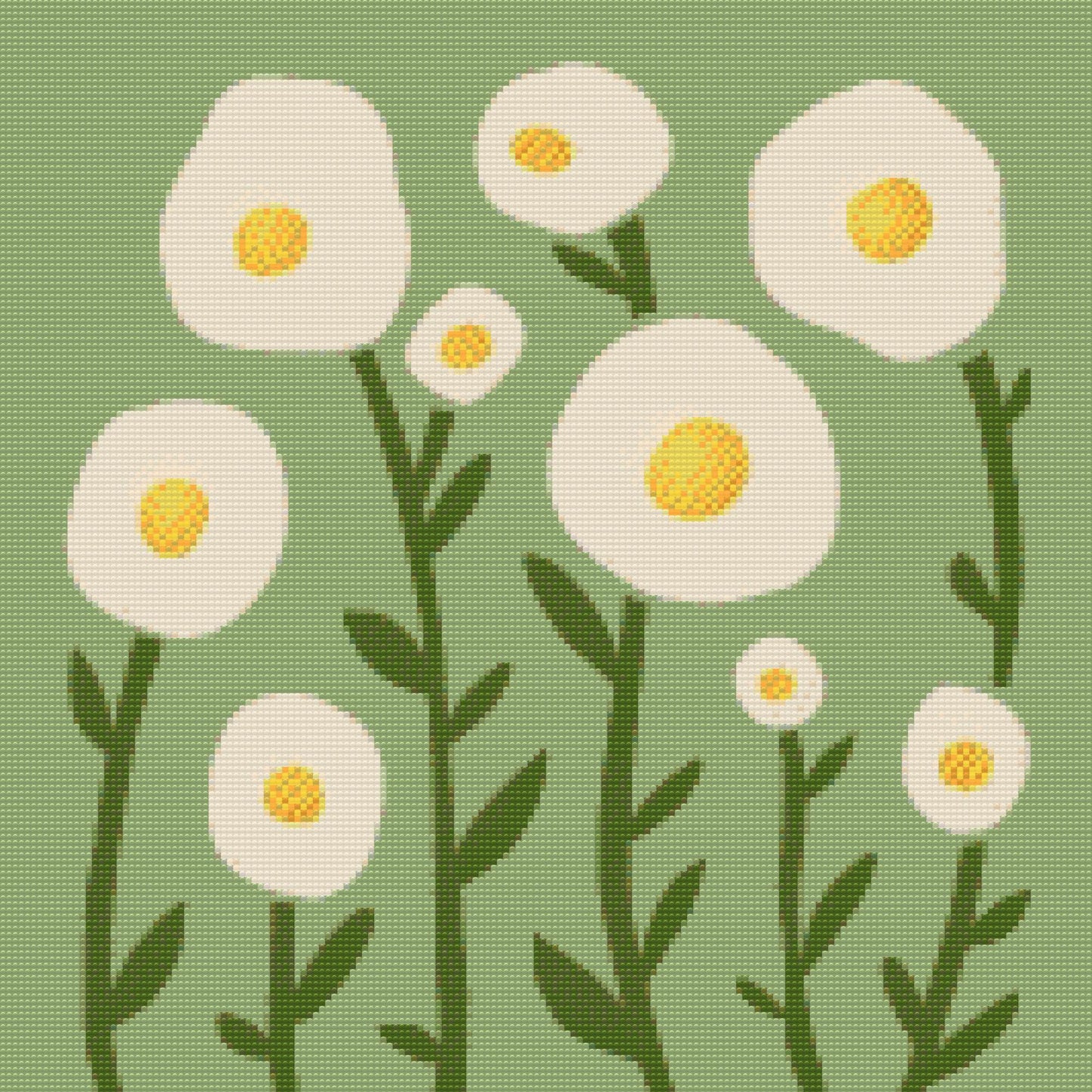 Diamond Paint - Blomsterornament
