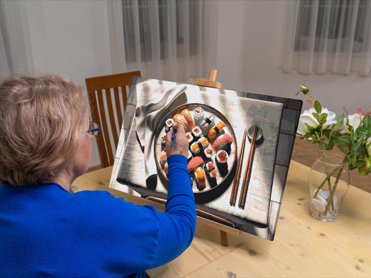 Paint by number - En smag for sushi