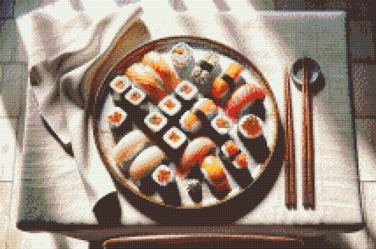 Diamond Paint - En smag for sushi
