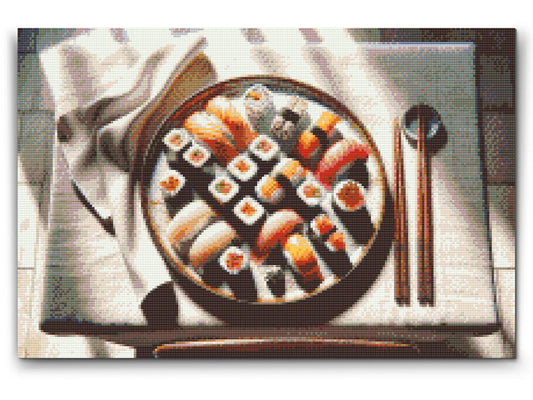 Diamond Paint - En smag for sushi