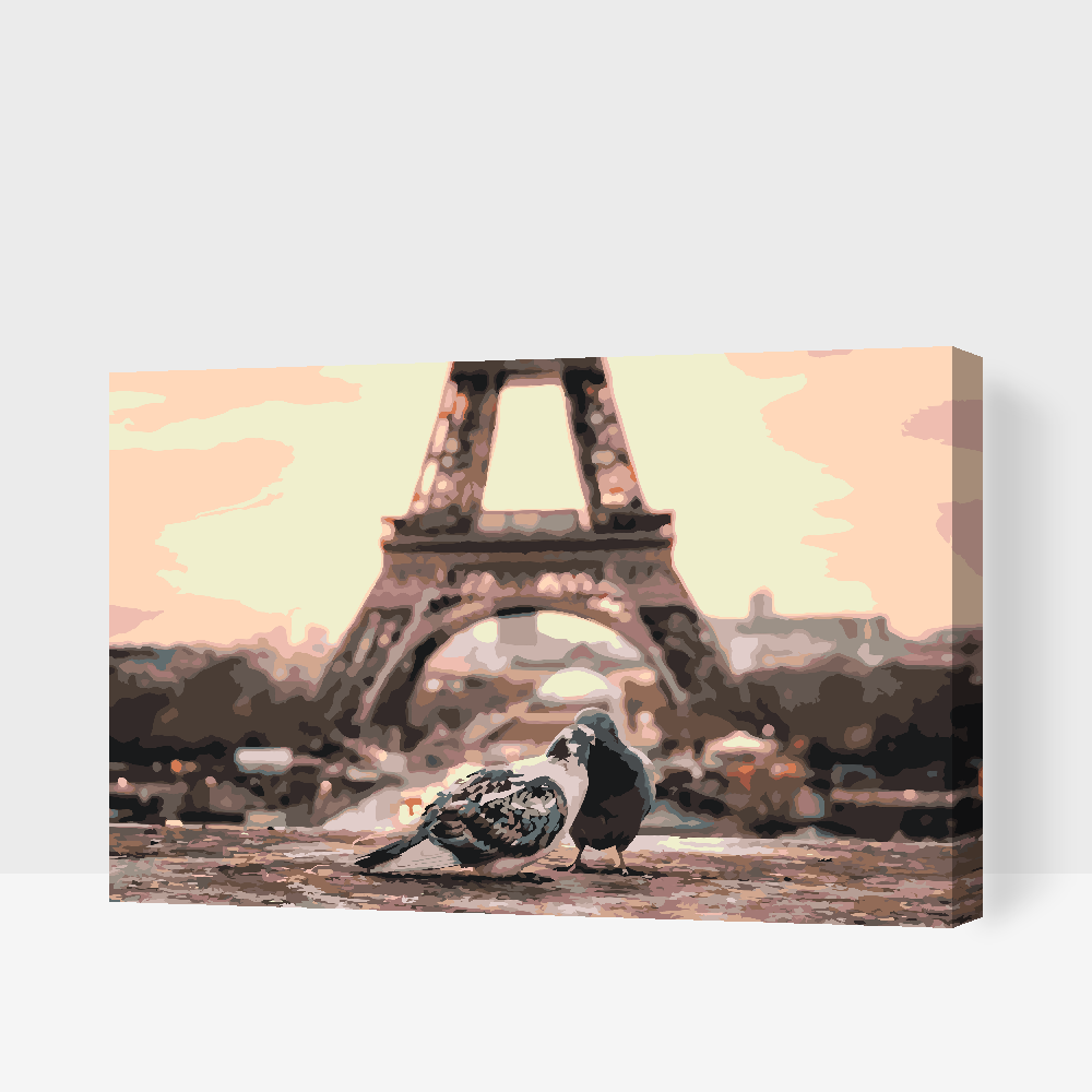 Paint by number - Duer i Paris