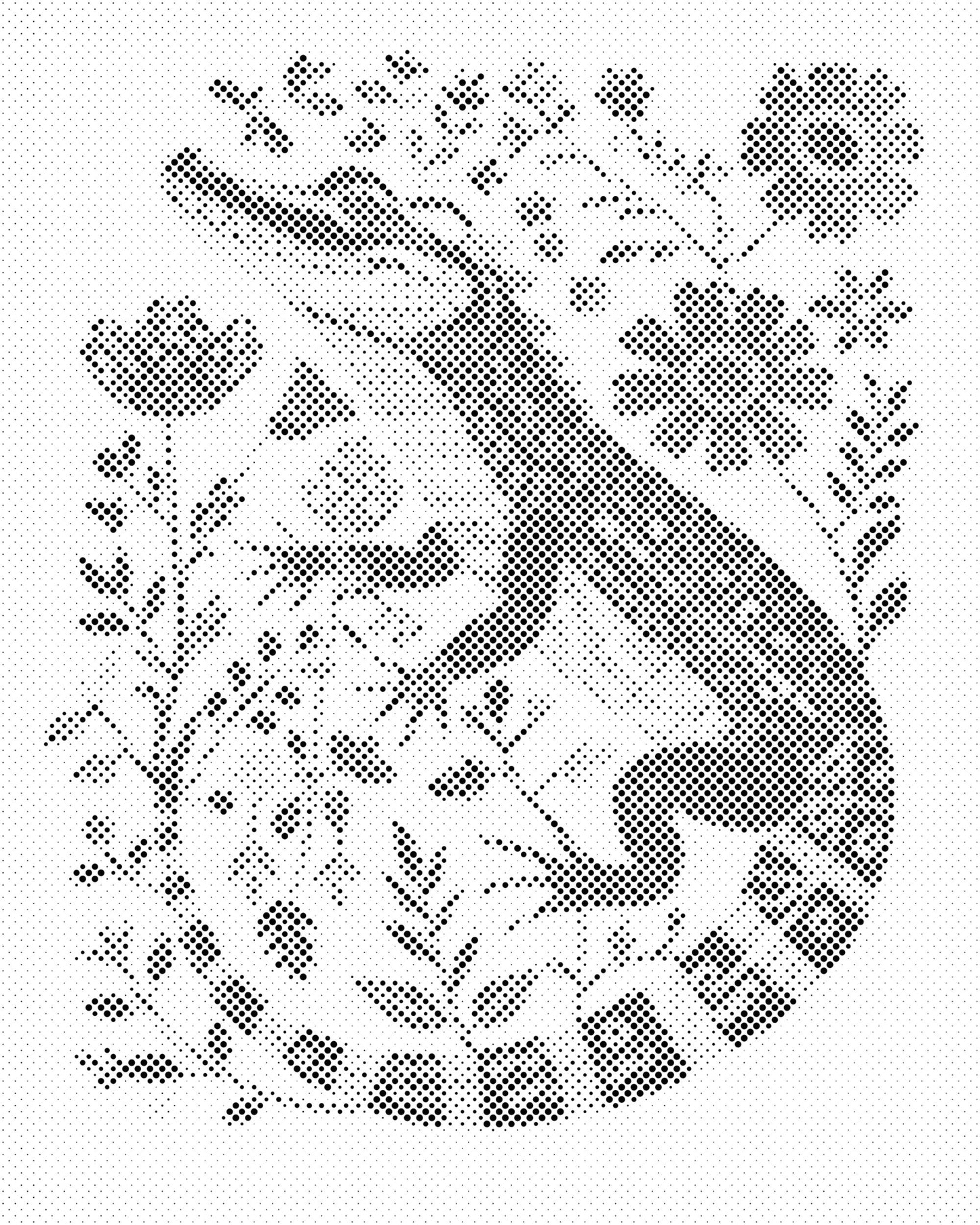 Dotting - Nordisk folkekunst - Alligator