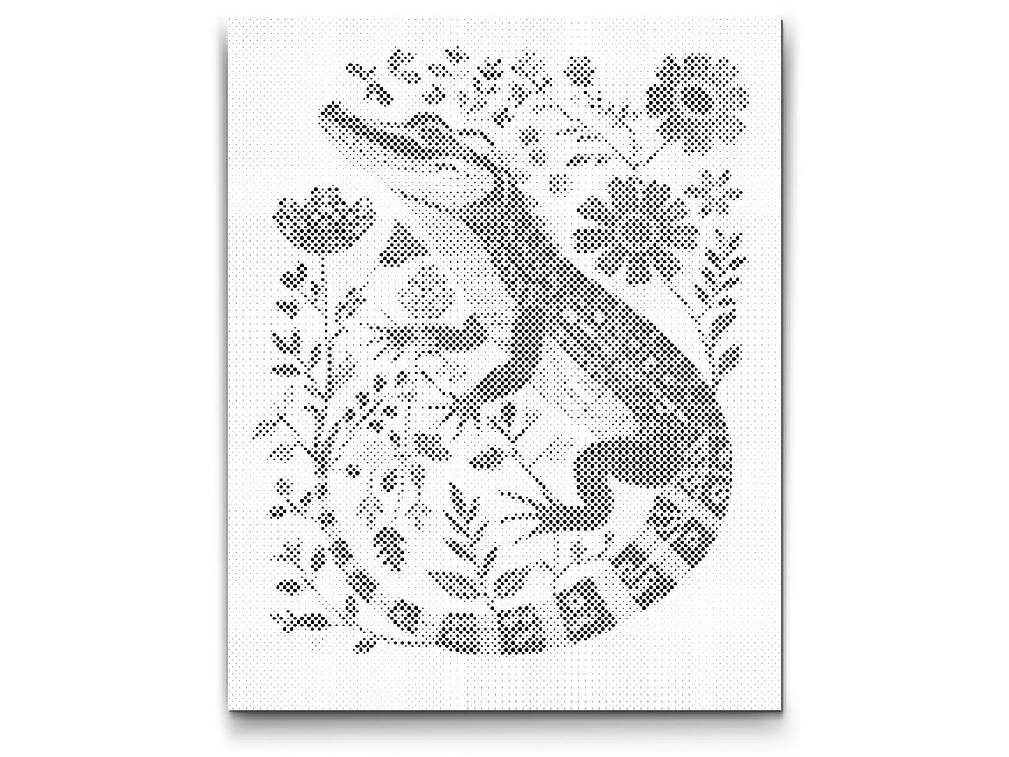 Dotting - Nordisk folkekunst - Alligator