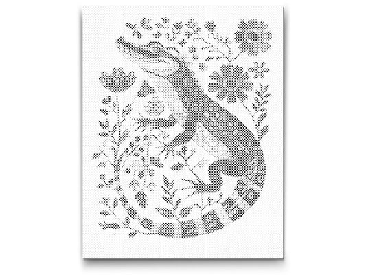 Dotting - Nordisk folkekunst - Alligator