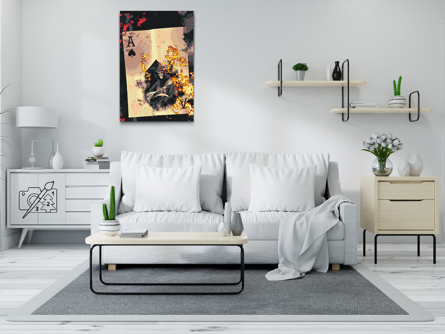 Paint by number - Spillekort