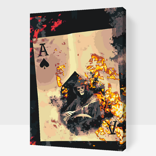 Paint by number - Spillekort