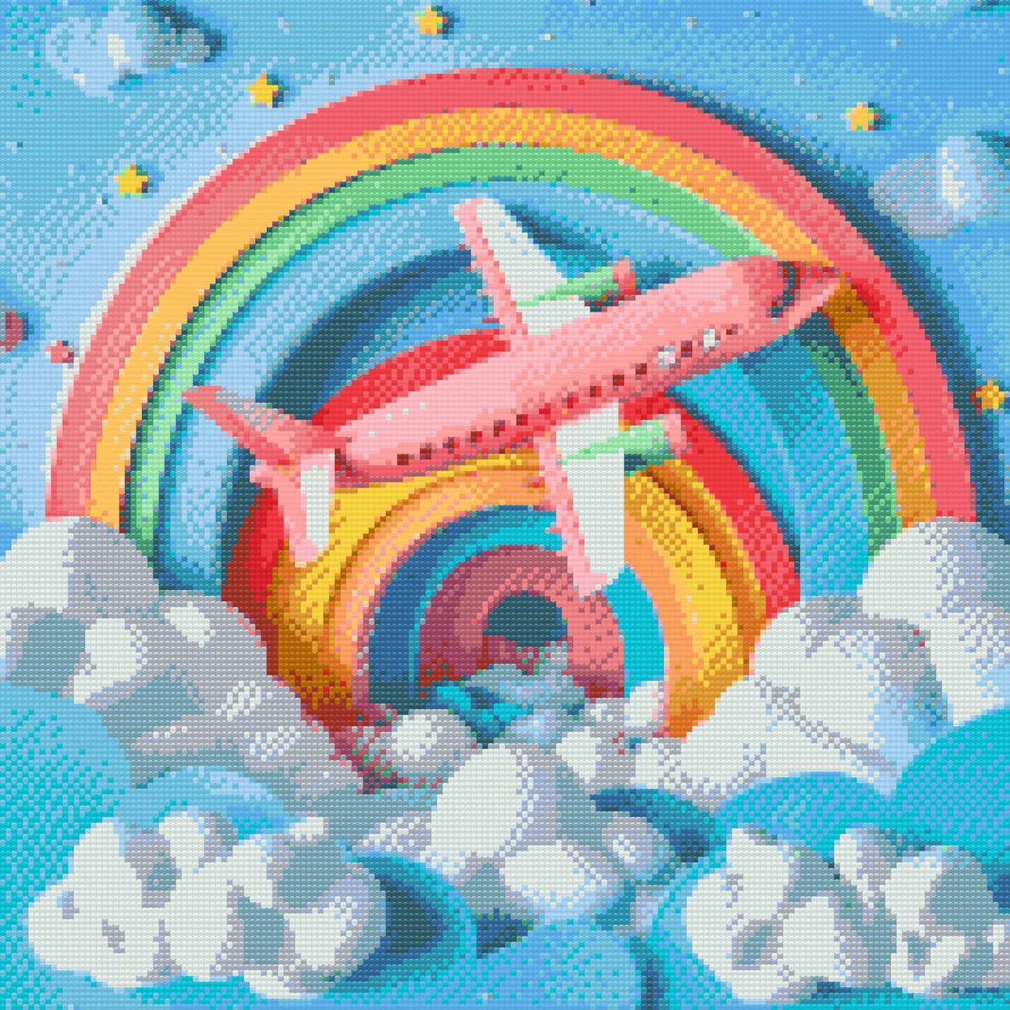 Diamond Paint - Pastellfly