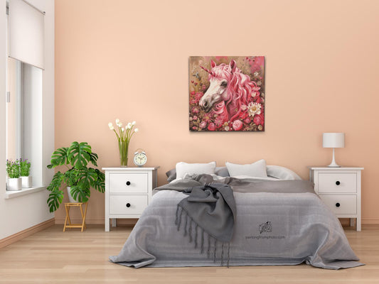 Diamond Paint - Lyserød enhjørning