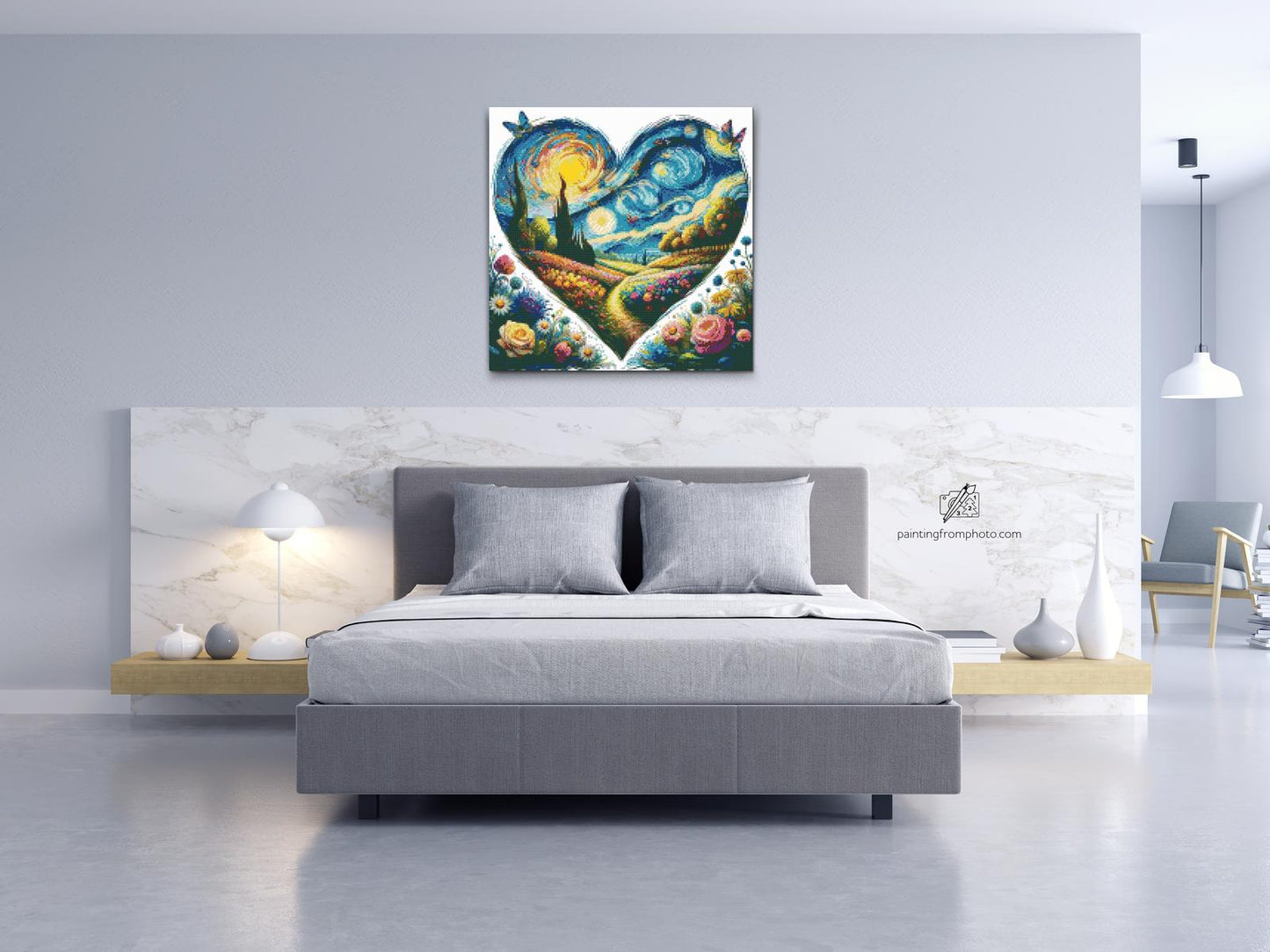 Diamond Paint - Vincent Van Gogh - Stjerneklar nat i hjertet