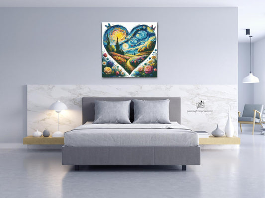 Diamond Paint - Vincent Van Gogh - Stjerneklar nat i hjertet