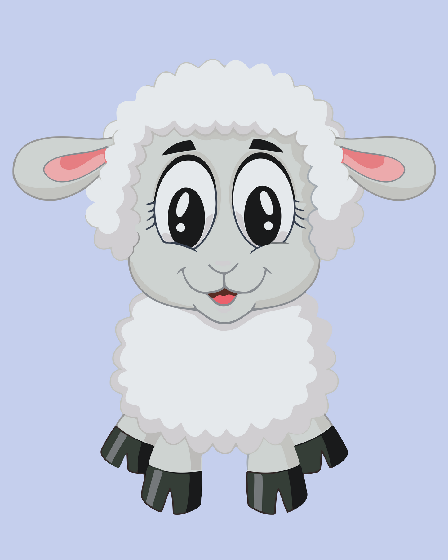 Paint by number - Søde Får