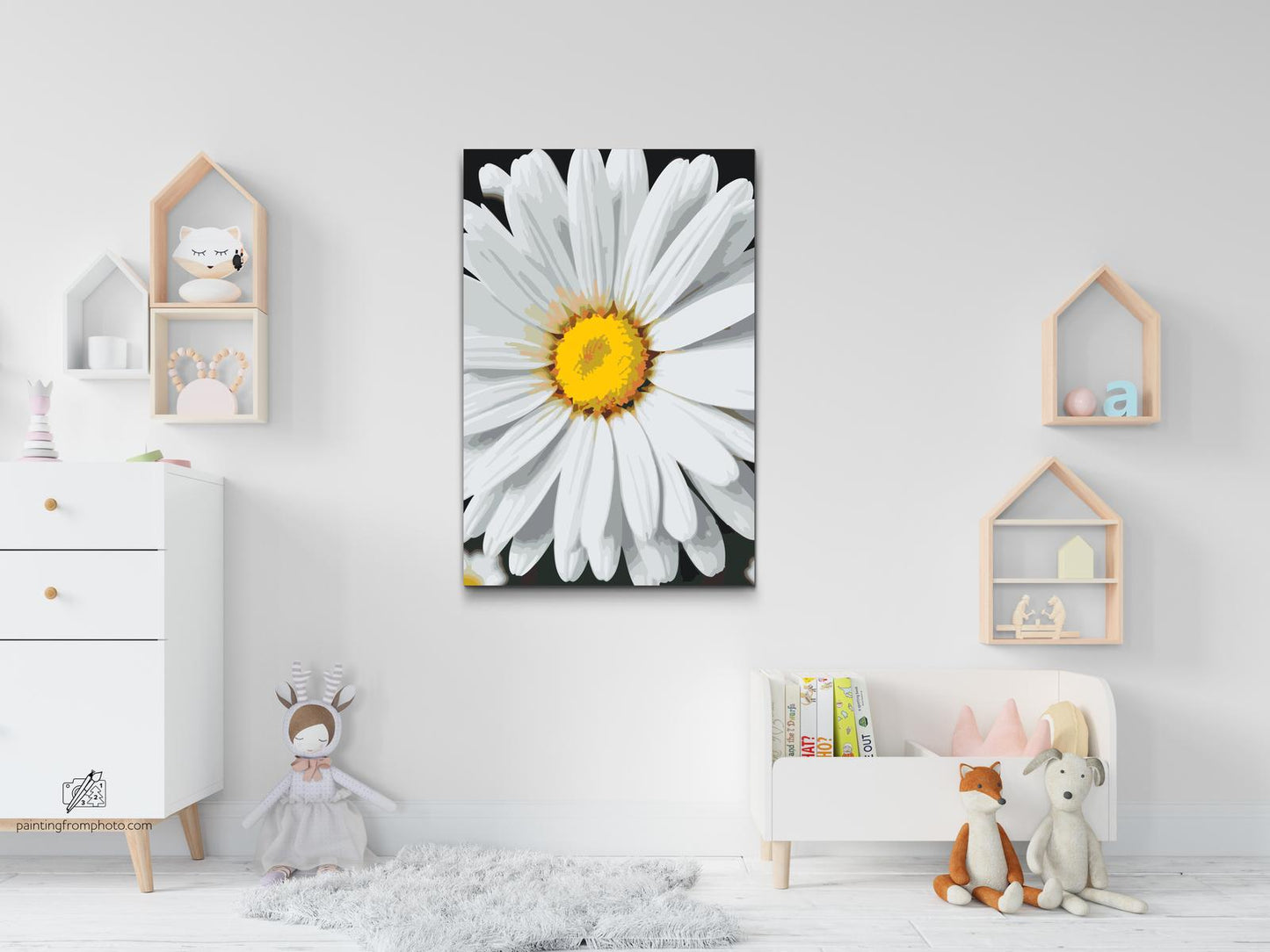 Paint by number - Margueritblomst