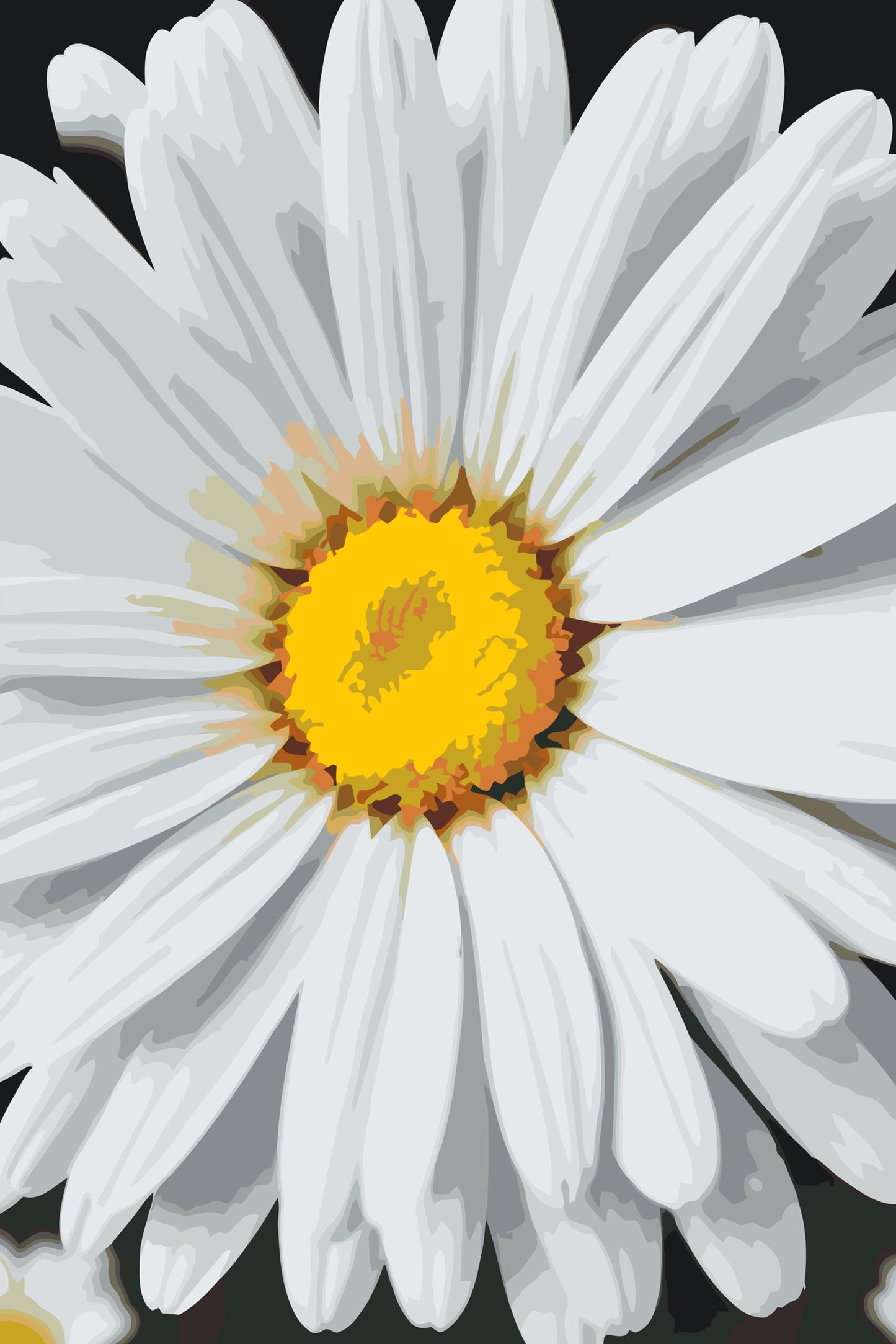 Paint by number - Margueritblomst
