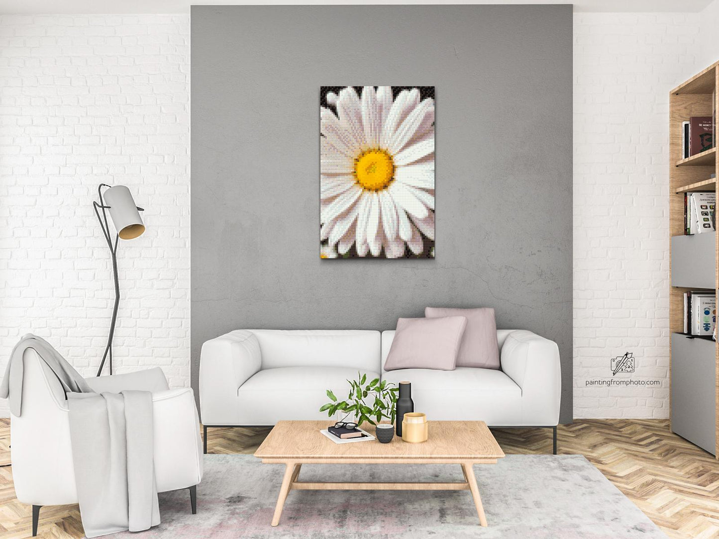 Diamond Paint - Margueritblomst