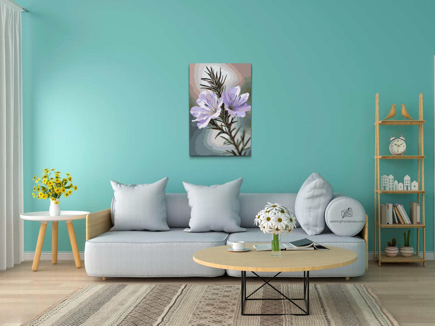 Paint by number - Rosmarinblomst