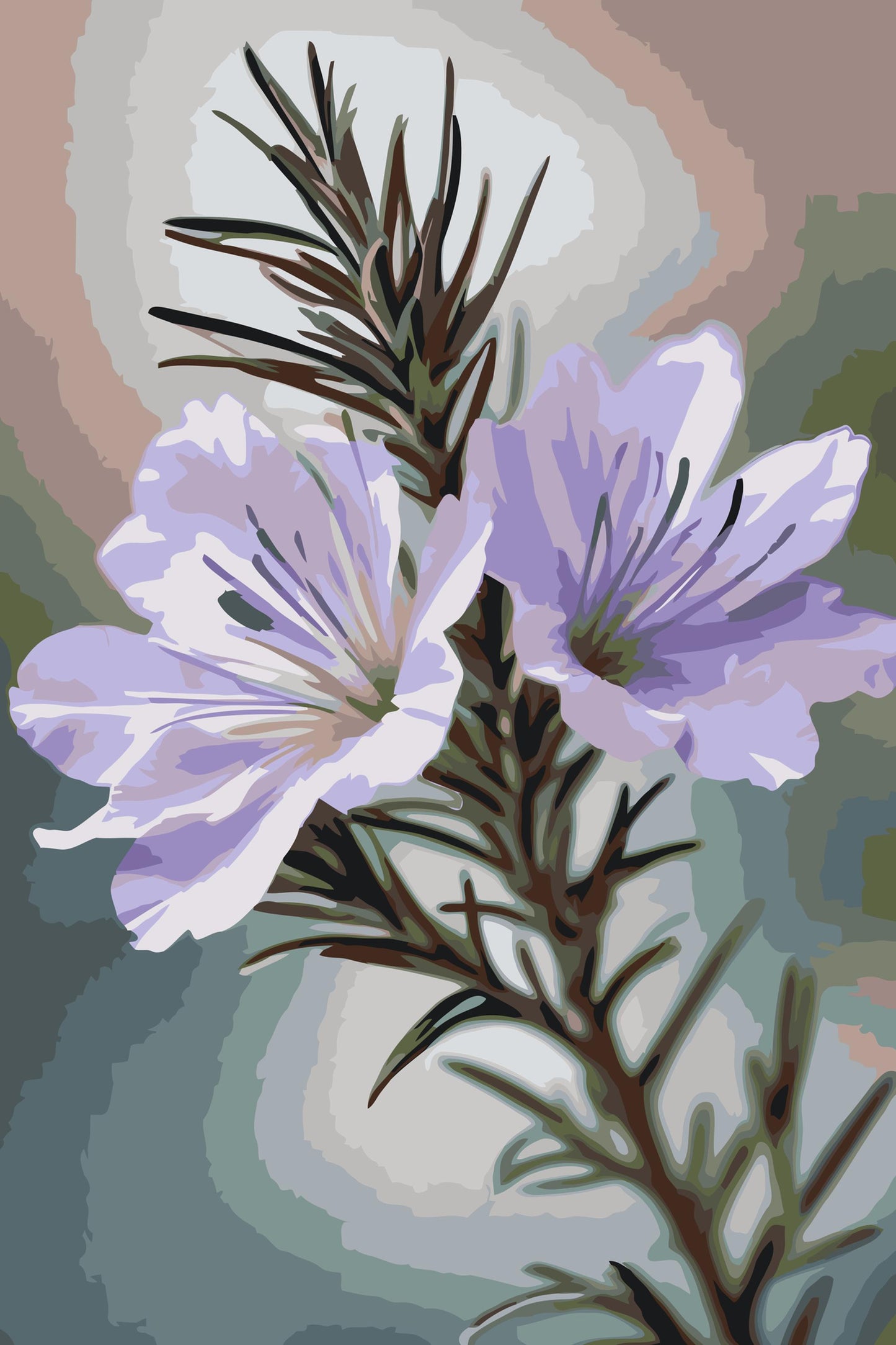 Paint by number - Rosmarinblomst