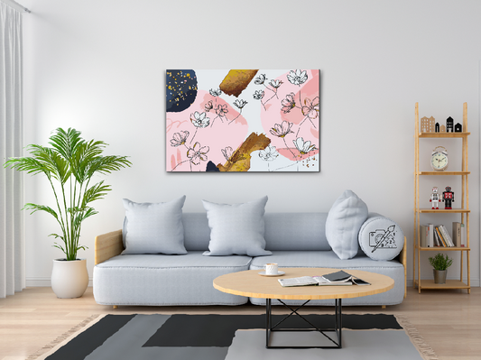 Paint by number - Blomsterbaggrund