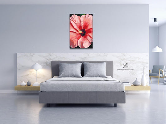 Paint by number - Hibiscusblomst