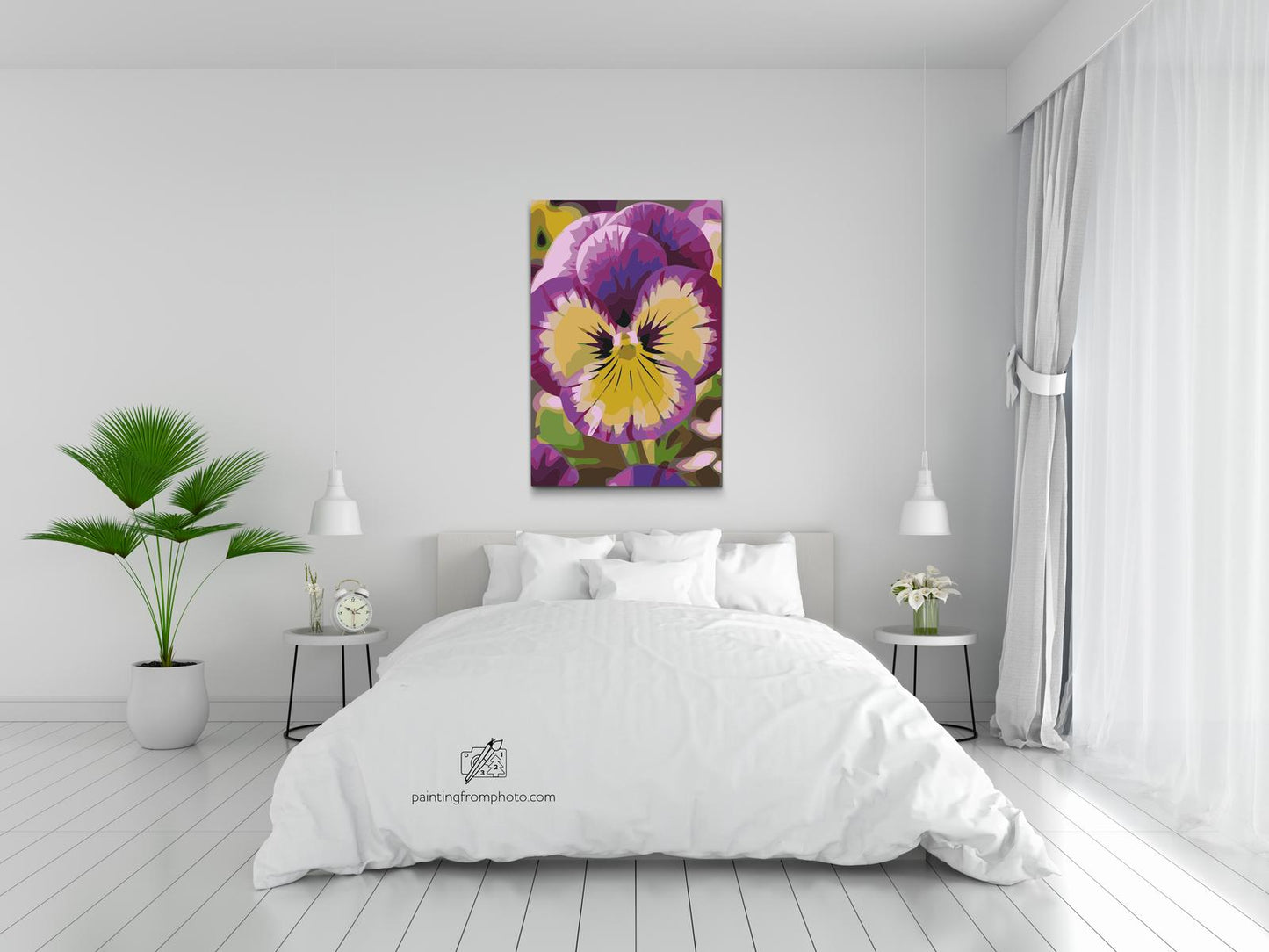 Paint by number - Stedmoderblomst