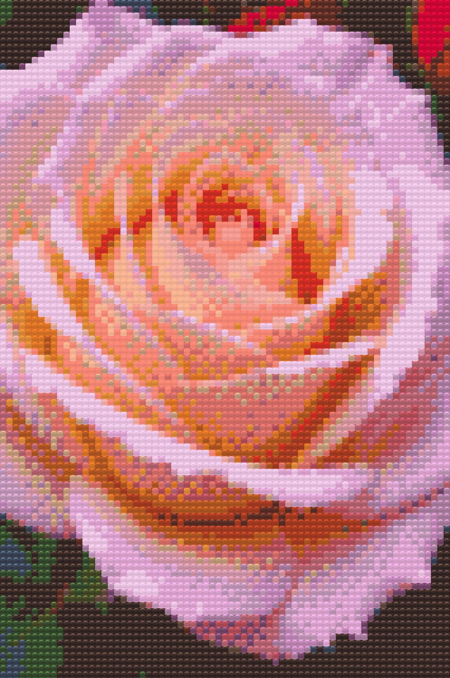 Diamond Paint - Roseblomst