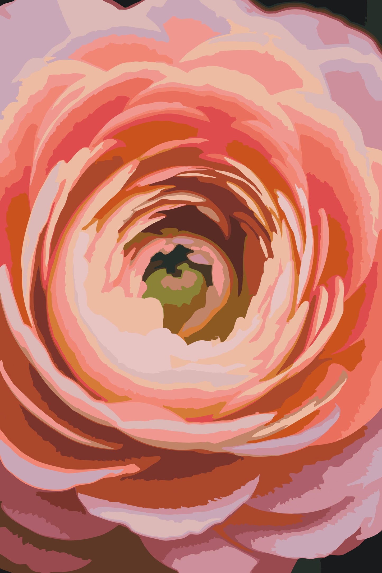 Paint by number - Smørblomst