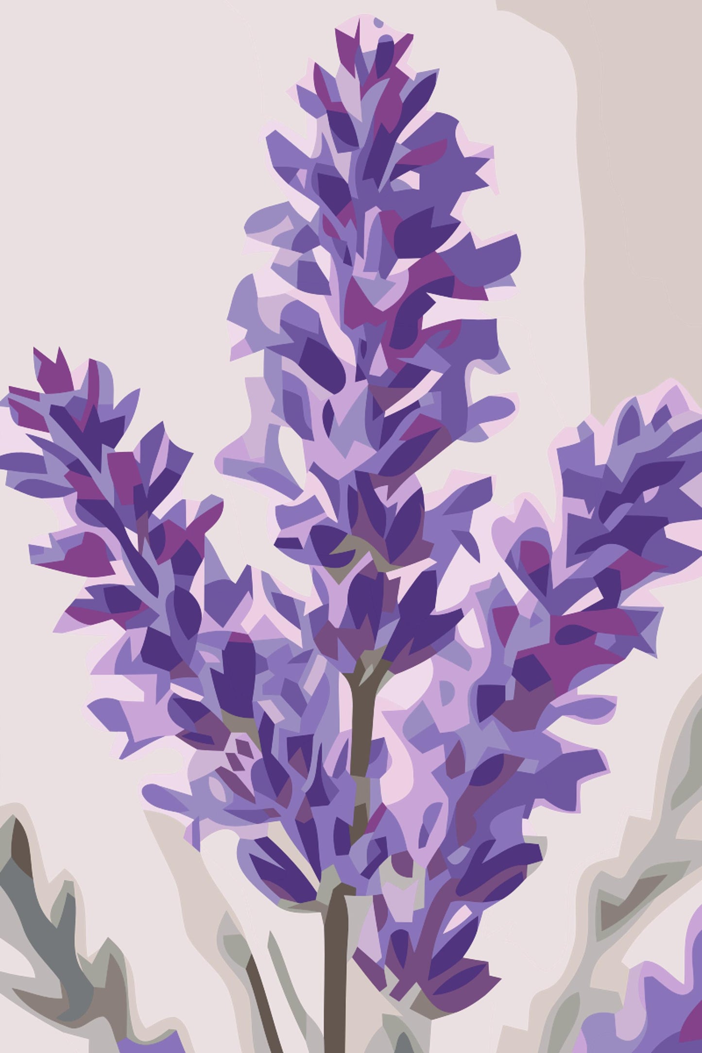 Paint by number - Lavendelblomst