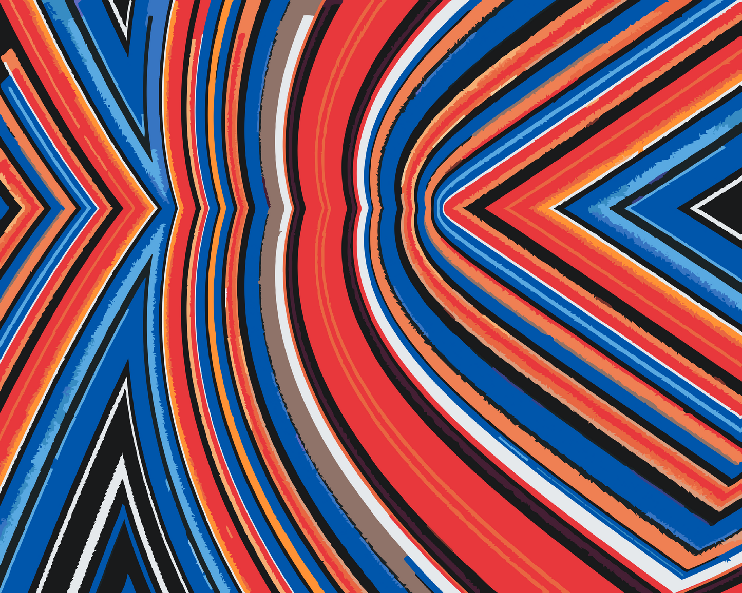 Paint by number - Abstrakt baggrund