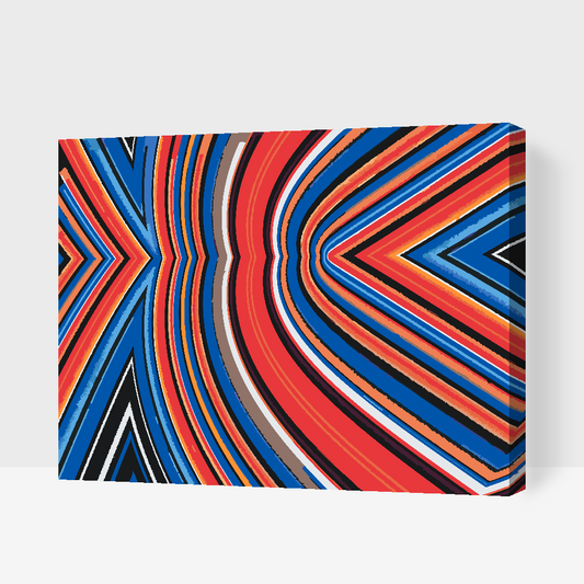 Paint by number - Abstrakt baggrund