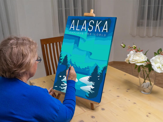 Paint by number - Alaska