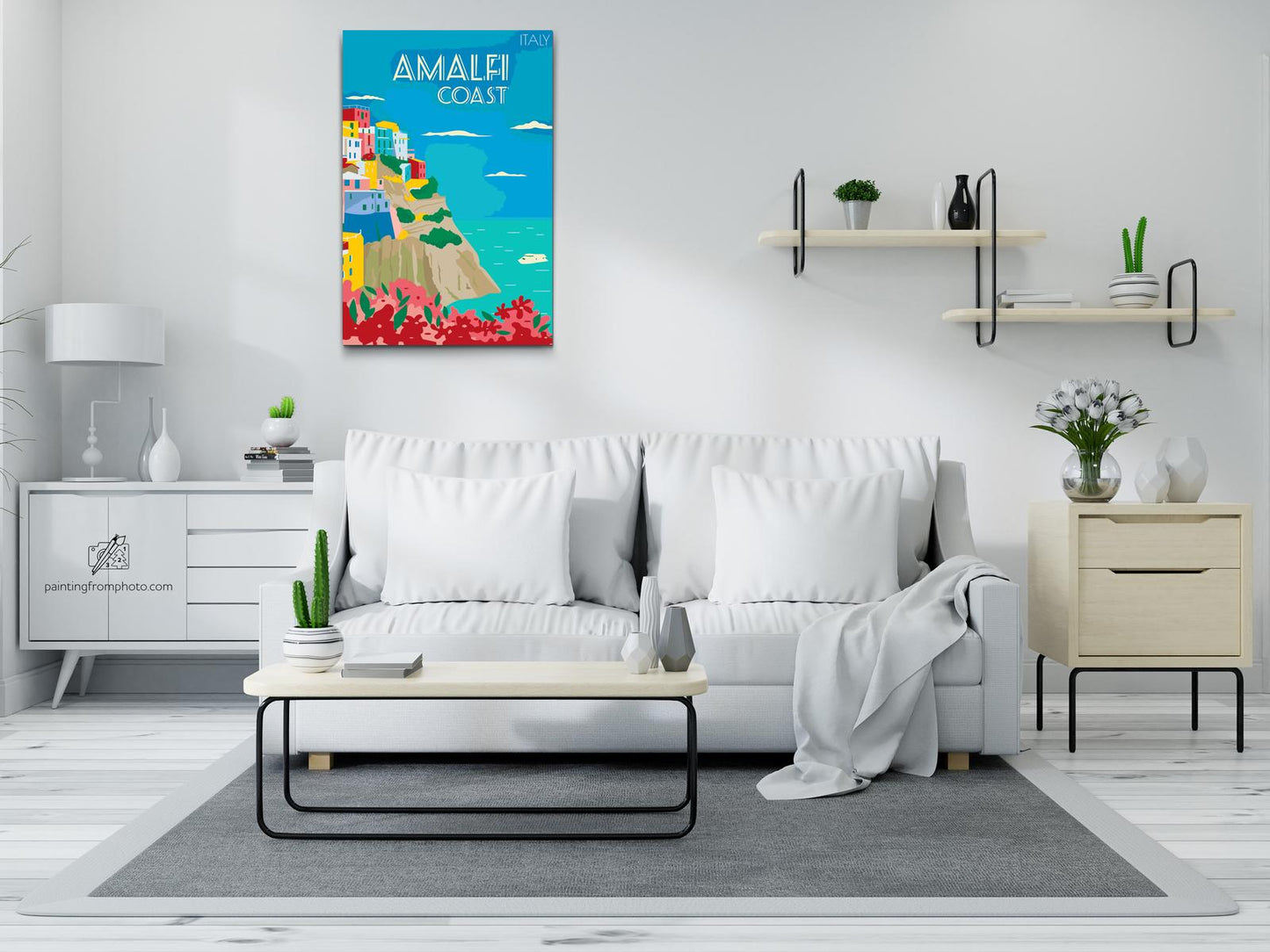 Paint by number - Amalfi, Italien