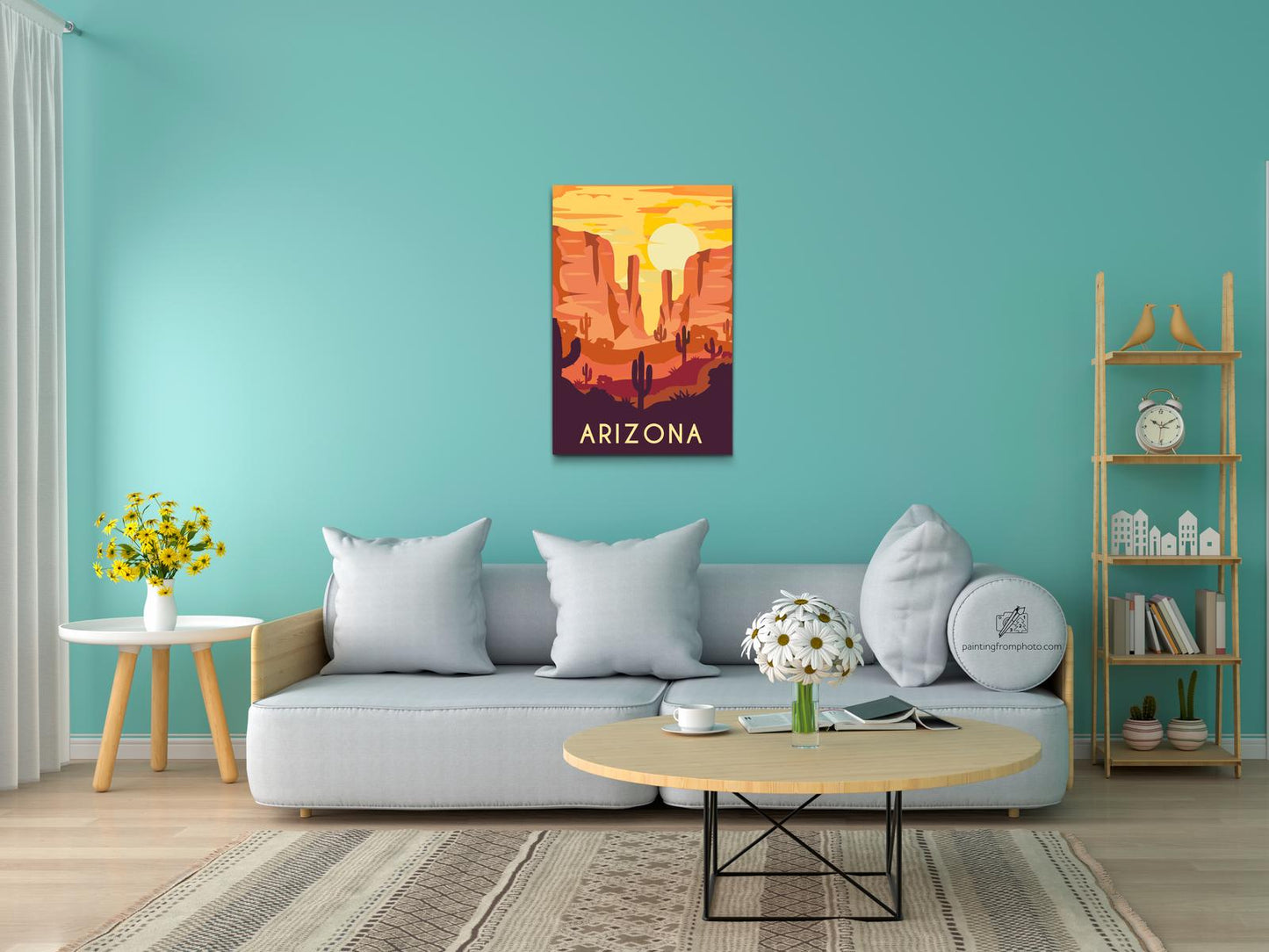 Paint by number - Arizona, USA