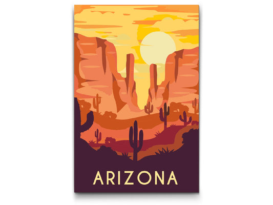 Paint by number - Arizona, USA