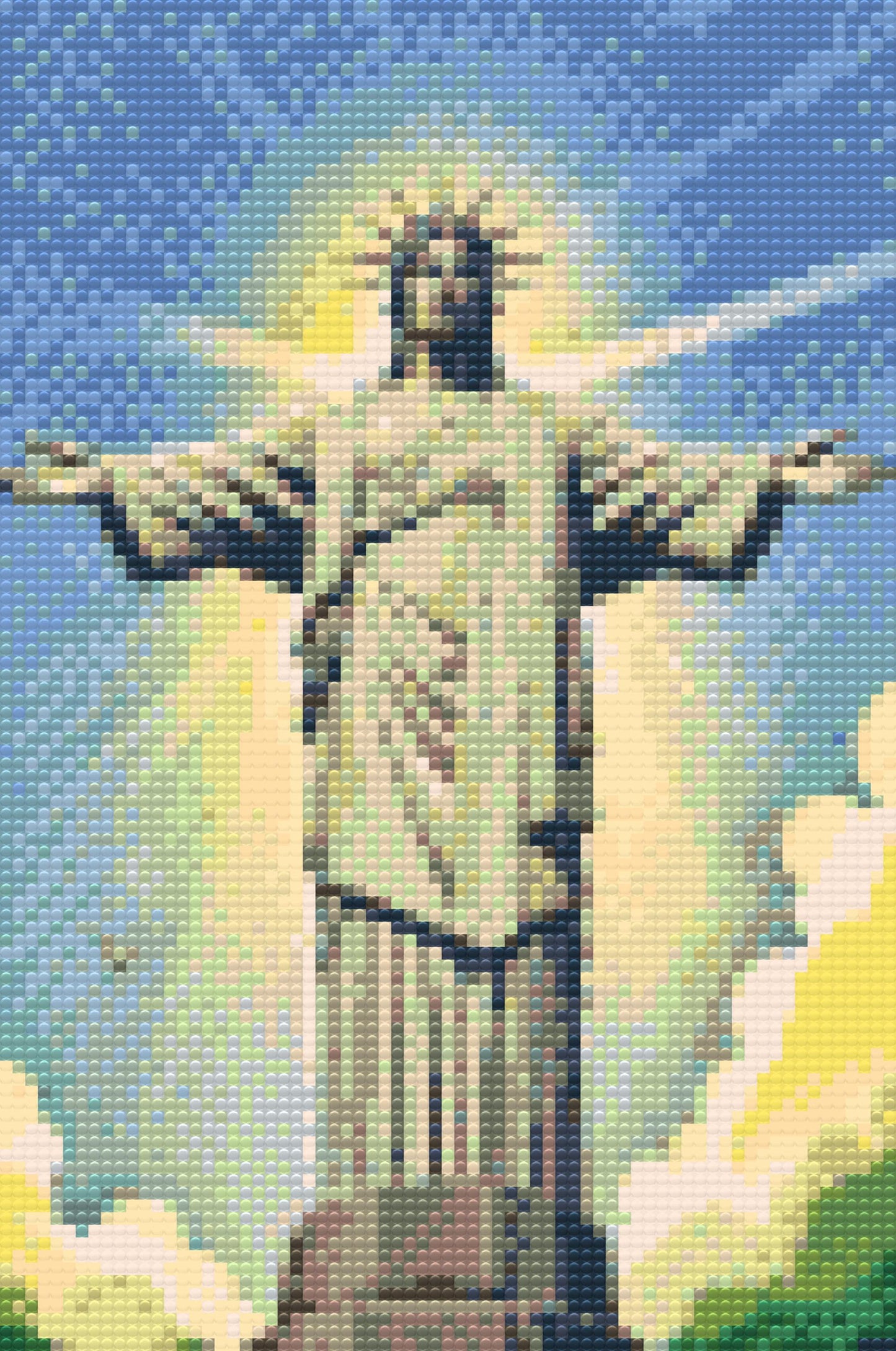 Diamond Paint - Jesusstatue på tæt hold