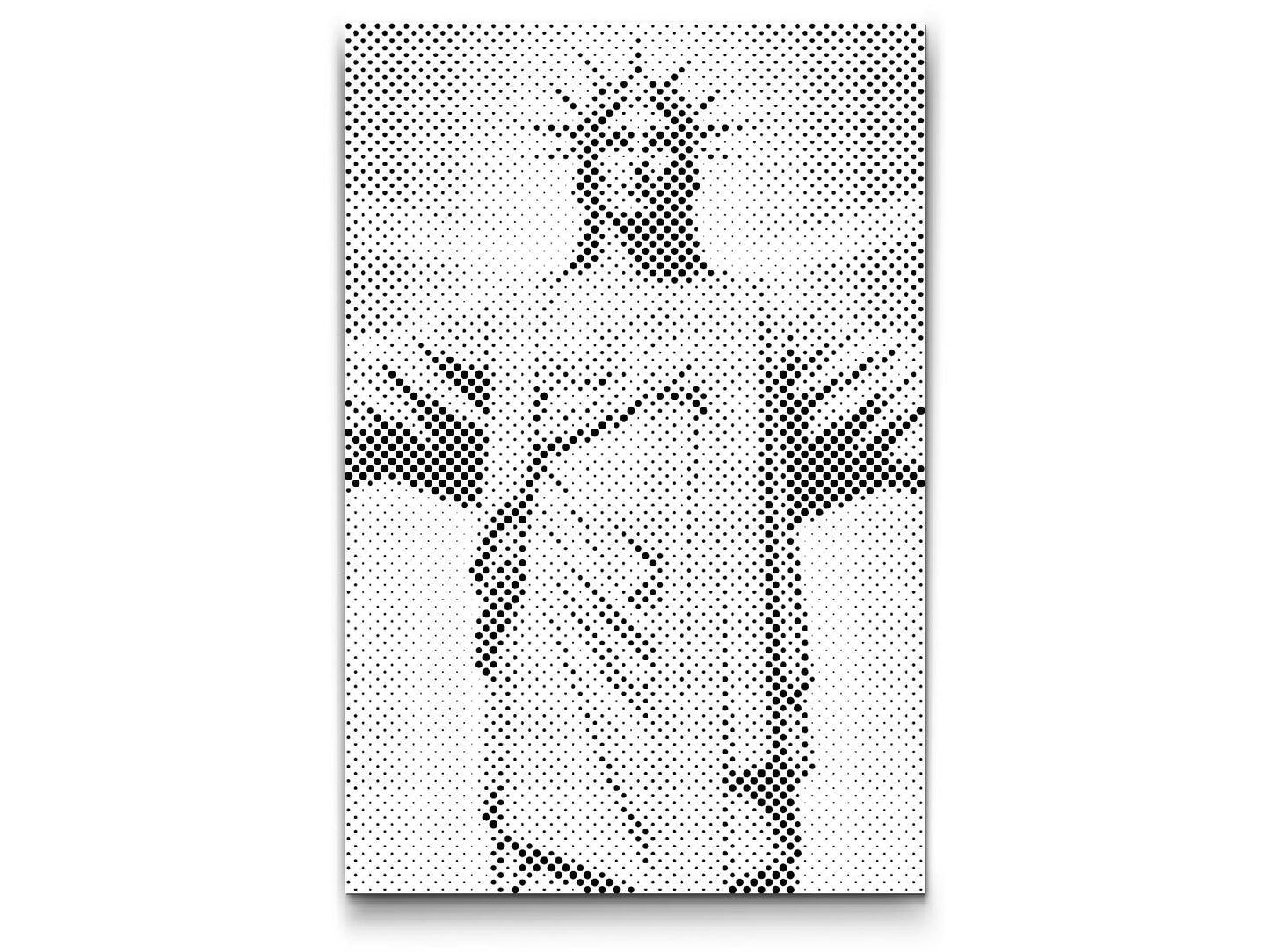 Dotting - Jesusstatue på tæt hold