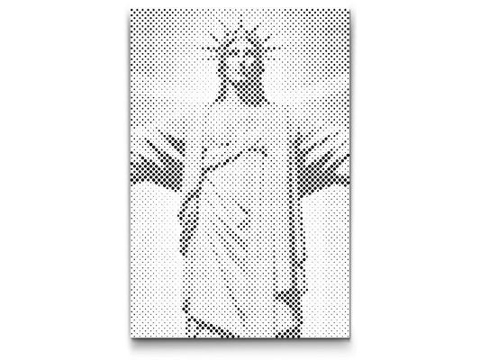 Dotting - Jesusstatue på tæt hold